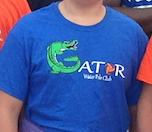 Gator Water Polo Blue Shirt